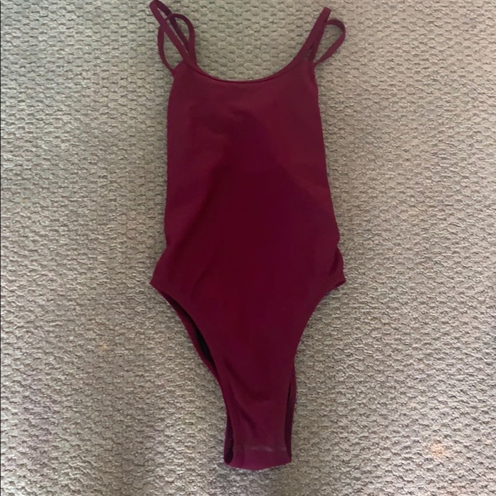 JOLYN Purplish red one piece